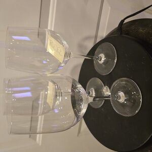 Riedel Crystal Wine Glasses Stemmed Set of 3